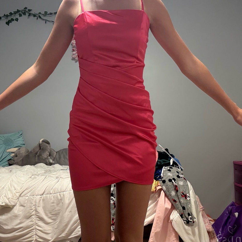 Dry Goods Fuchsia Mini Dress
